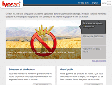 Tablet Screenshot of lyo-san.ca